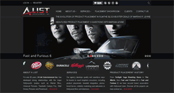 Desktop Screenshot of alistentertainment.com